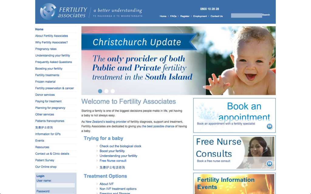 Fertility Associates, Auckland, fertility clinic, ivf, New Zealand