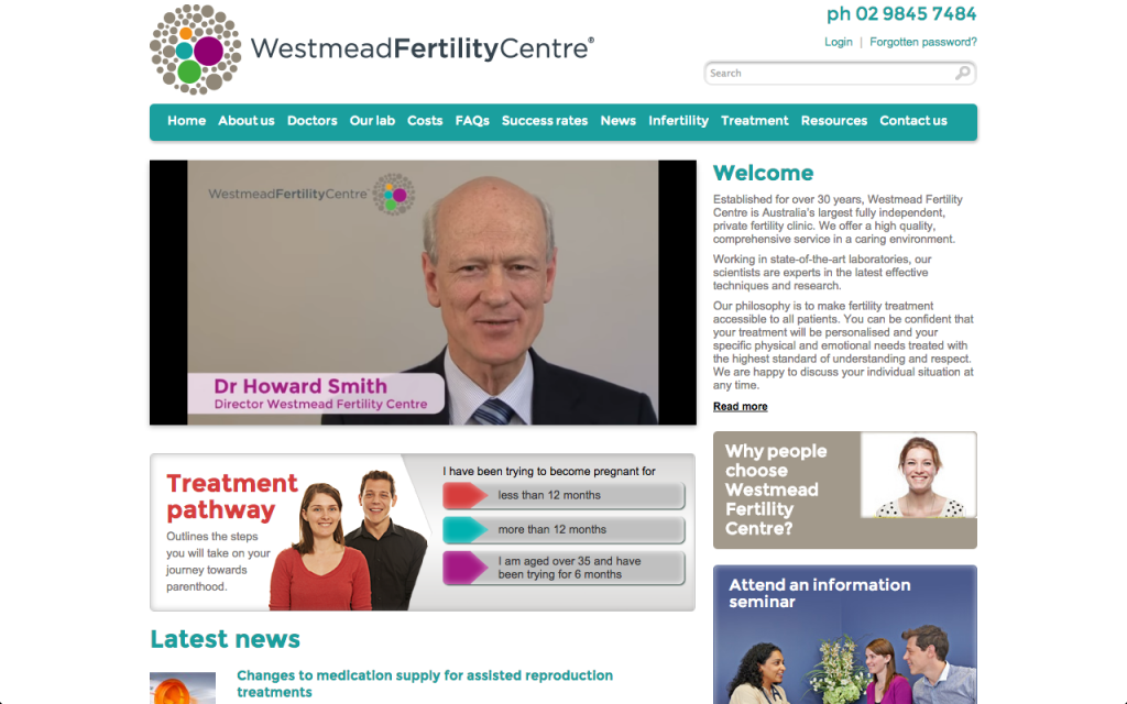 Westmead Fertility Centre, Sydney, NSW, New South Wales, Australia, fertility clinic, ivf